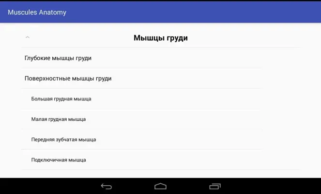 Muscle Anatomy android App screenshot 2